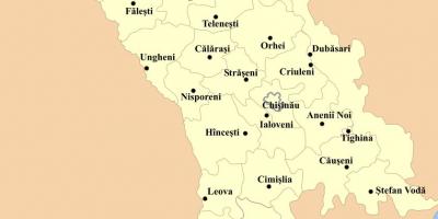 Քարտեզ кагул Մոլդովա